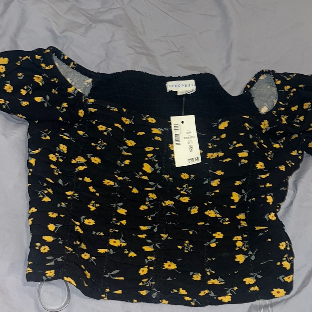 Sunflower crop top